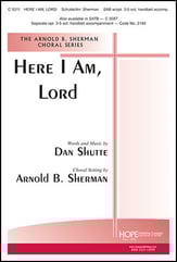 Here I Am Lord SAB choral sheet music cover